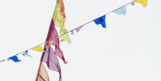 Colourful bunting