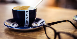 A london mug of coffee