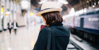 Girl on platform