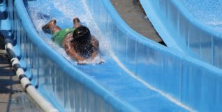 water slide