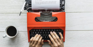 freelance writer typewriter