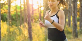 woman running